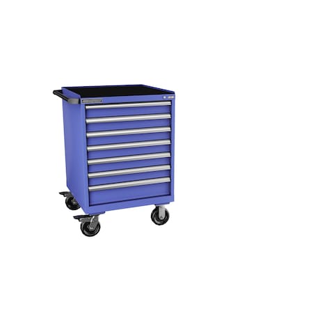Champion Tool Storage Tool Cabinet, 7 Drawer, Blue, Steel, 28-1/4 in W x 28-1/2 in D x 43-1/4 in H, S15000702ILMB8S1RT-BB S15000702ILMB8S1RT-BB